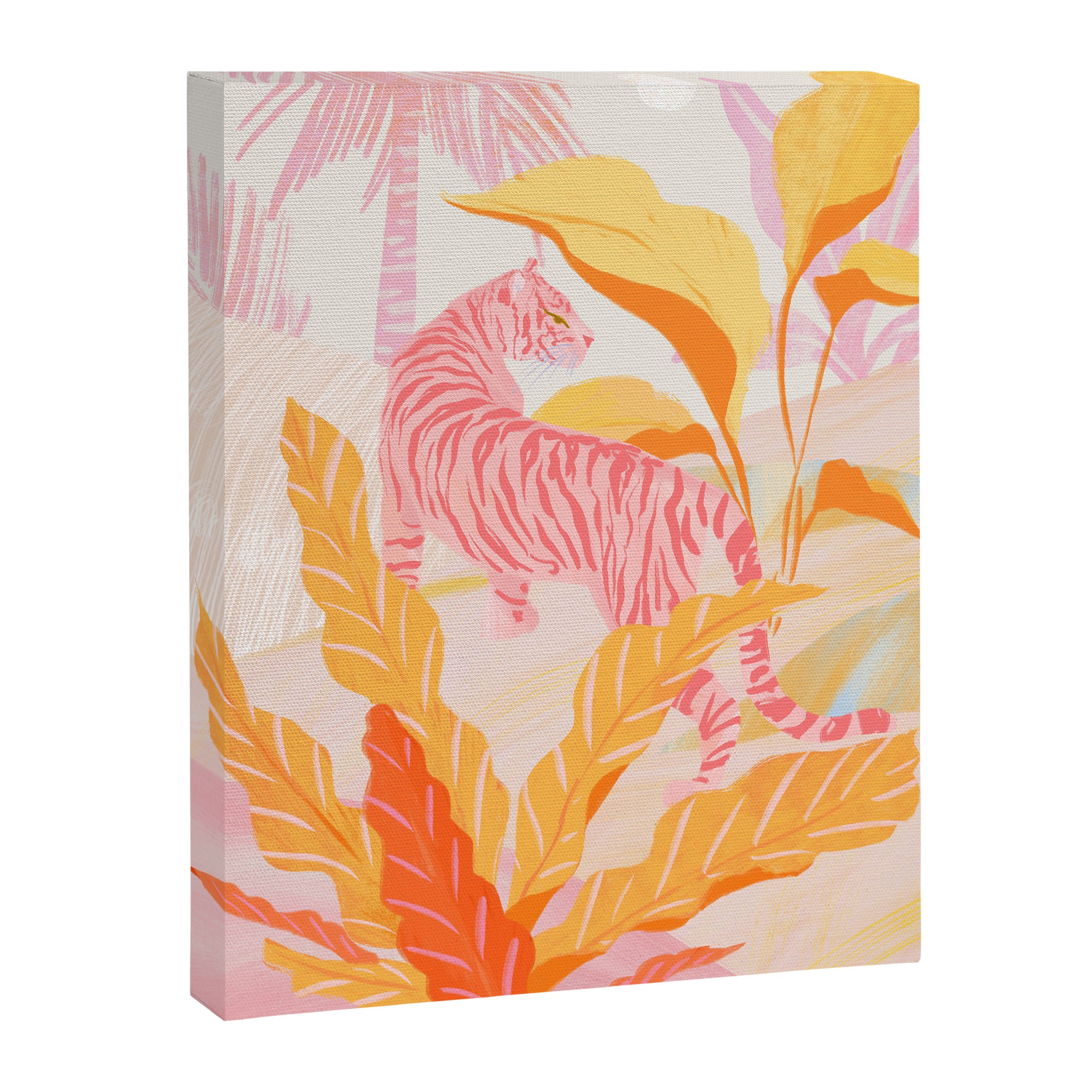 Pink Jungle Canvas Print Gallery Image 6