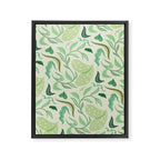 Playful Greens Framed Canvas Print Gallery Image 8