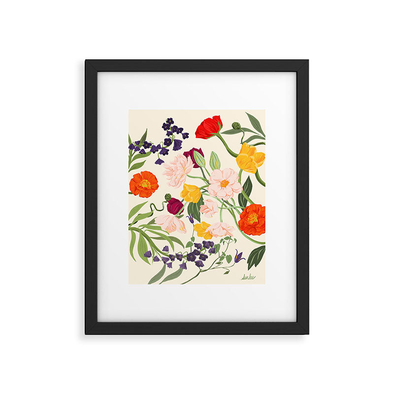 Poppy Garden Framed Art Print Gallery Image 5