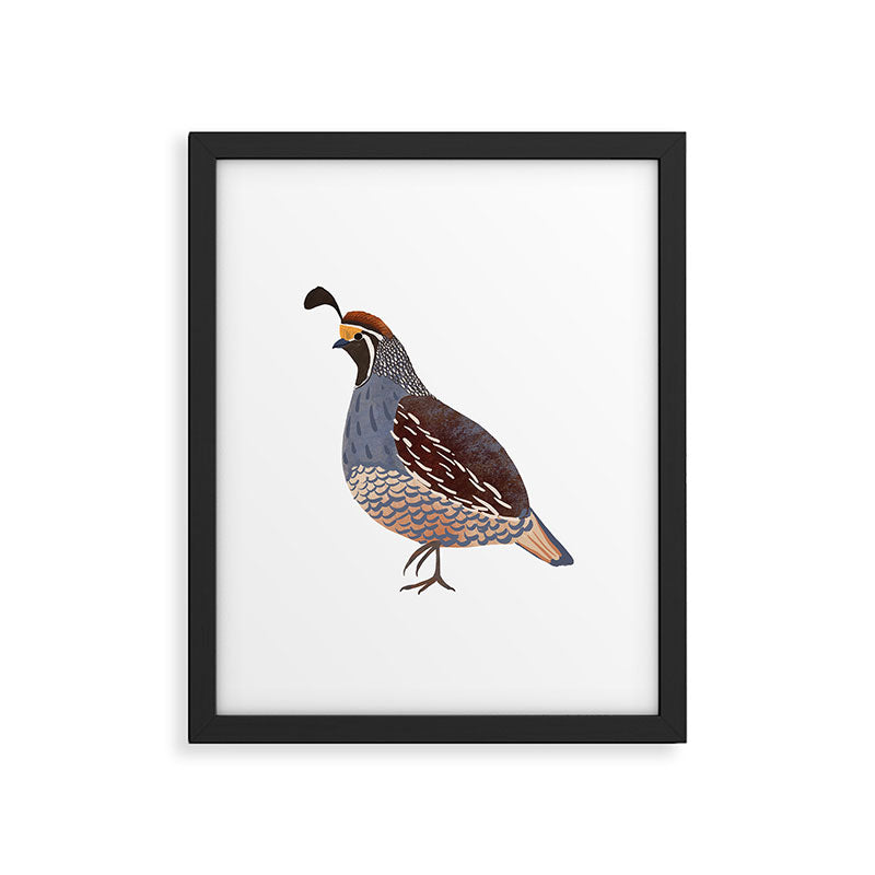 Quail Framed Art Print Gallery Image 6