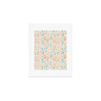 Rainbow Cheetahs and plants Art Print Gallery Image 1