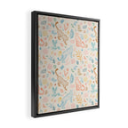 Rainbow Cheetahs and plants Framed Canvas Print Gallery Image 2