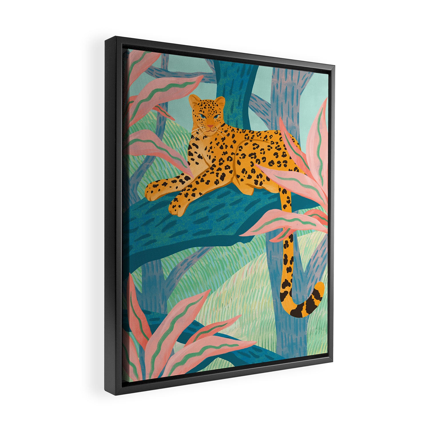 Soft Garden Framed Canvas Print Gallery Image 2