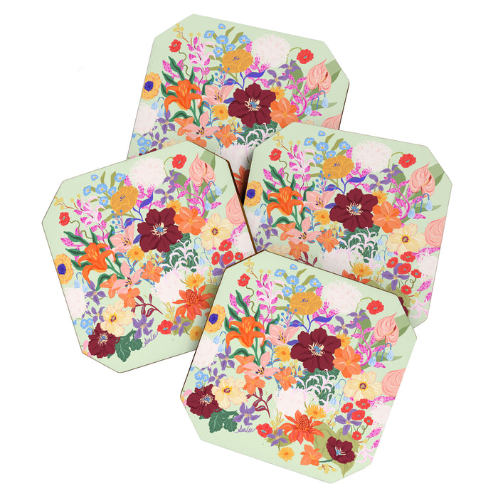Splendid Flowers Coaster Gallery Image 1