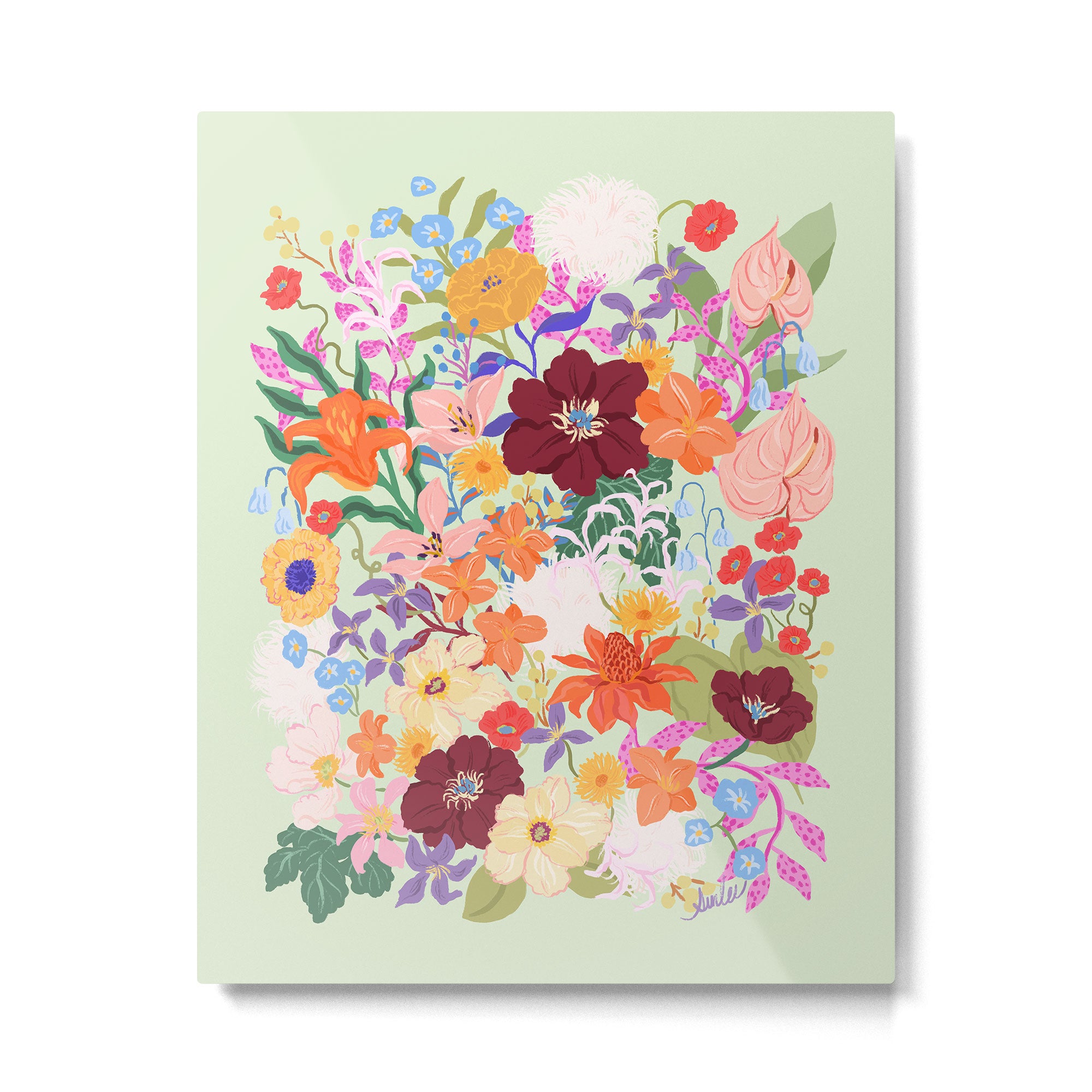 Splendid Flowers Metal Print Gallery Image 4