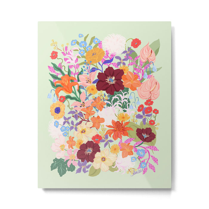 Splendid Flowers Metal Print Gallery Image 1
