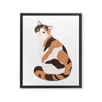 Spotted Cat Framed Canvas Print Gallery Image 8