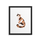 Spotted Cat Framed Art Print Gallery Image 6