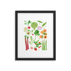 Spring Fruits & Vegetables Framed Art Print Gallery Image 4