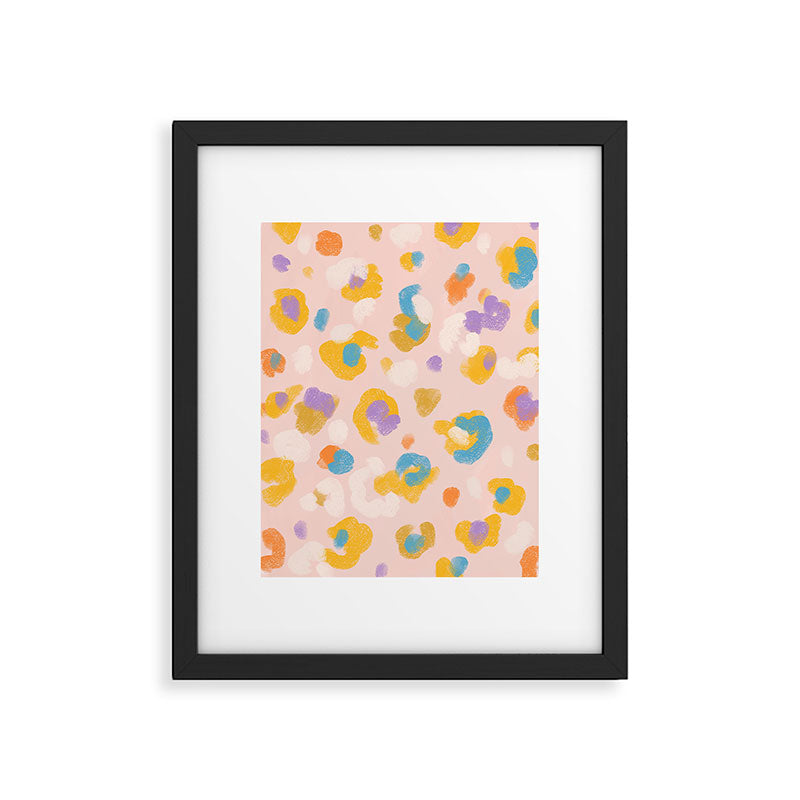 Spring Leopard Framed Art Print Gallery Image 5