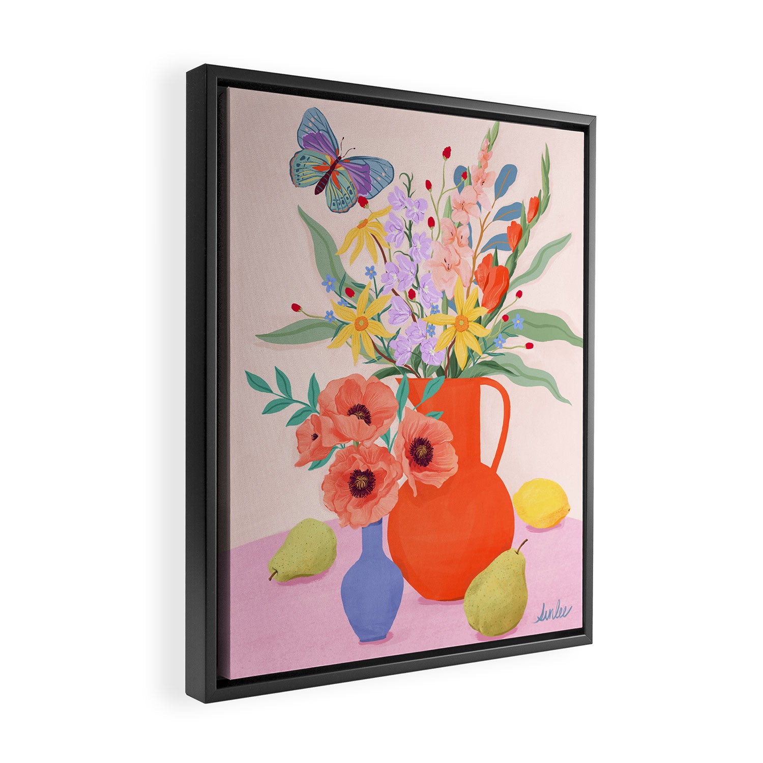 Spring Still Life Framed Canvas Print Gallery Image 2