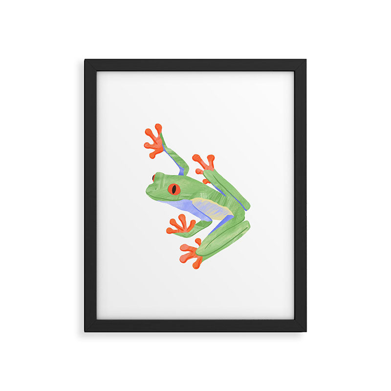 Tree Frog Framed Art Print Gallery Image 6