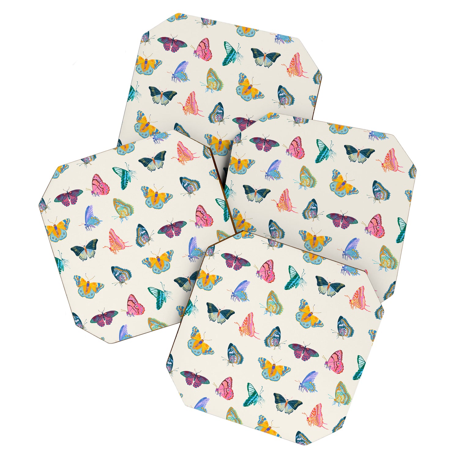 Tropical Butterflies Coaster Gallery Image 1