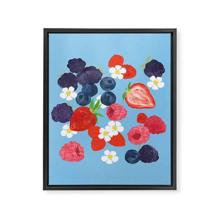Verry Berry Framed Canvas Print Gallery Image 1