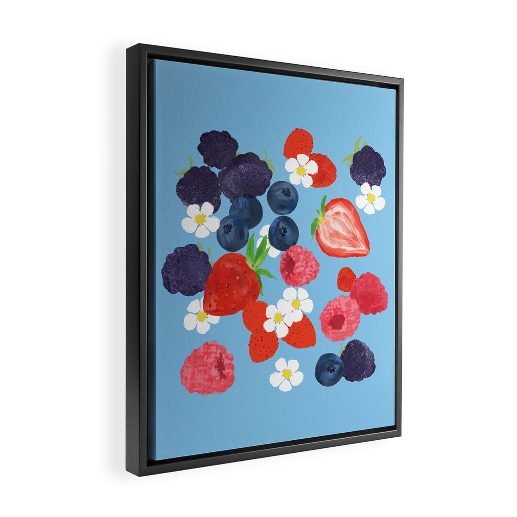 Verry Berry Framed Canvas Print Gallery Image 2