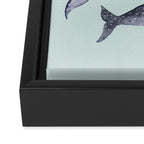 Whales Framed Canvas Print Gallery Image 3