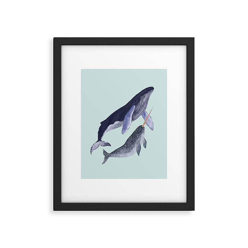 Whales Framed Art Print Gallery Image 6