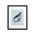 Whales Framed Art Print Gallery Image 6