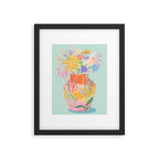 Whimsical Flower Vase Framed Art Print Gallery Image 5