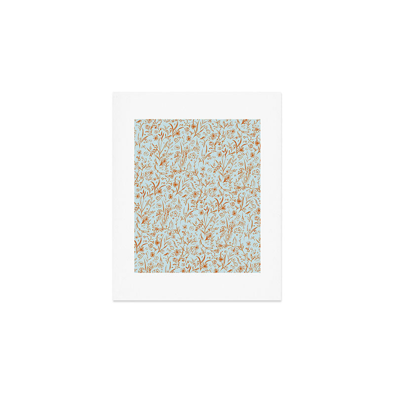 Wild Garden Drawing (Mix) Art Print Gallery Image 1