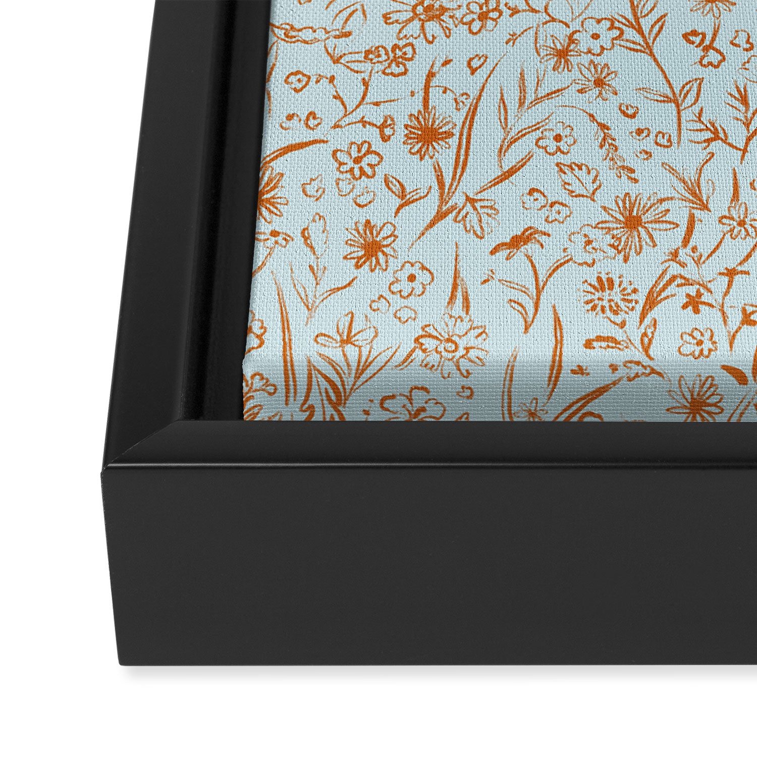 Wild Garden Drawing (Mix) Framed Canvas Print Gallery Image 3