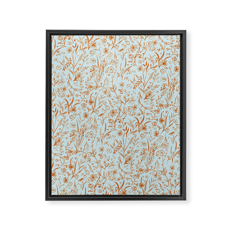 Wild Garden Drawing (Mix) Framed Canvas Print Gallery Image 8