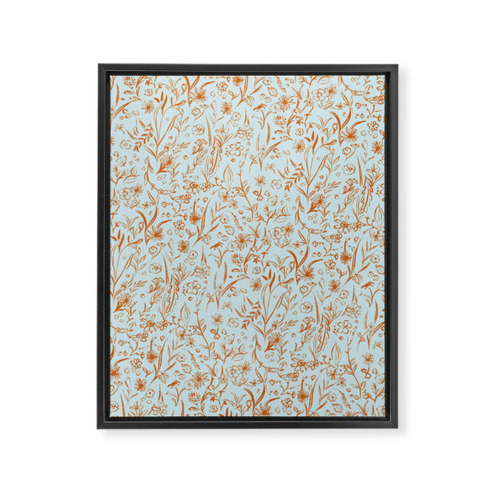 Wild Garden Drawing (Mix) Framed Canvas Print Gallery Image 1