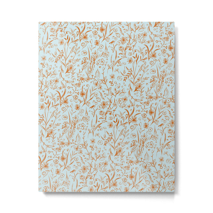 Wild Garden Drawing (Mix) Metal Print Gallery Image 1