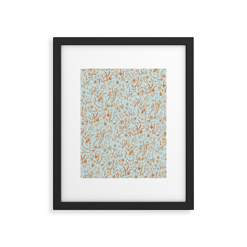 Wild Garden Drawing (Mix) Framed Art Print Gallery Image 6