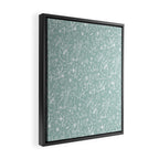 Wild Garden Drawing (Pale Blue) Framed Canvas Print Gallery Image 2