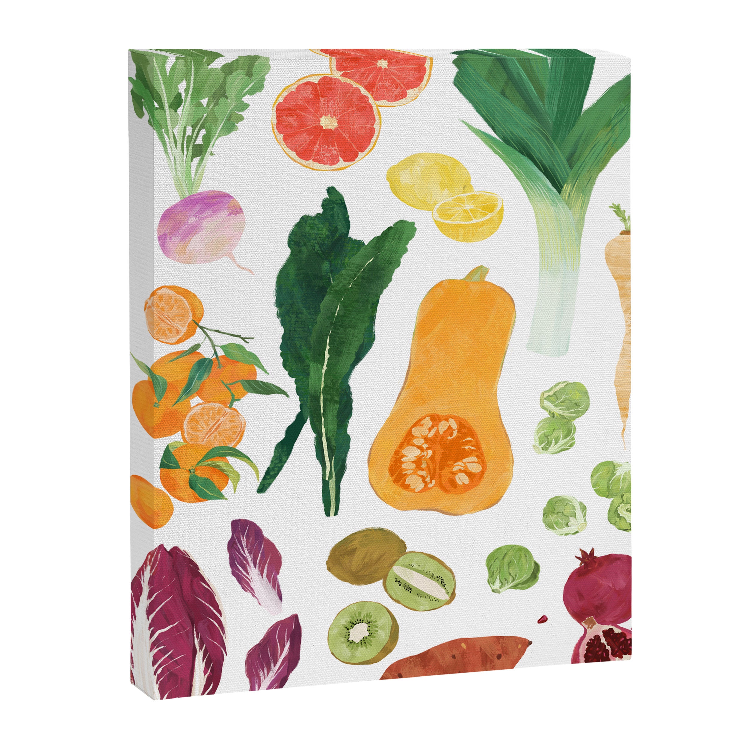 Winter Fruits & Vegetables  Canvas Print Gallery Image 6