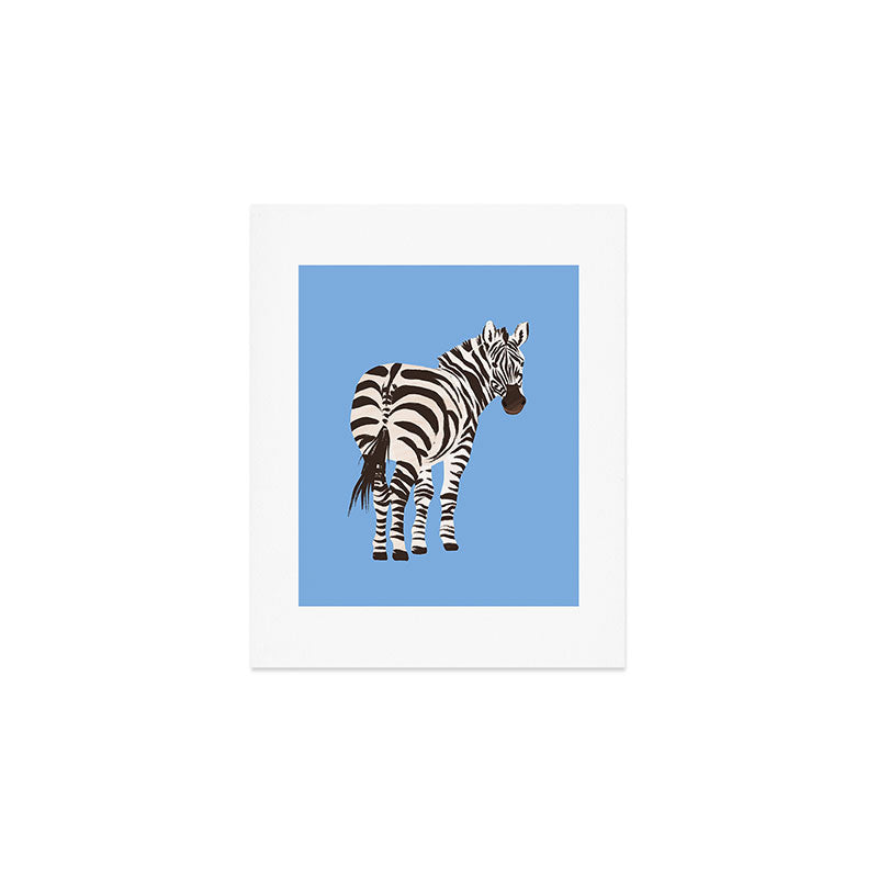 Zebra Art Print Gallery Image 1