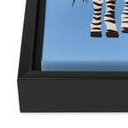 Zebra Framed Canvas Print Gallery Image 3