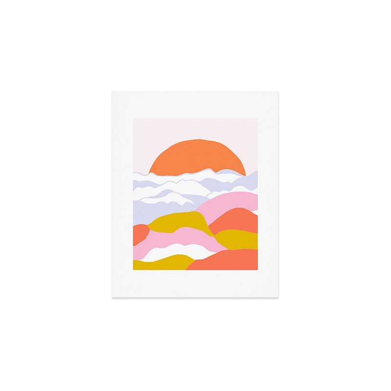 above the clouds Art Print Gallery Image 1