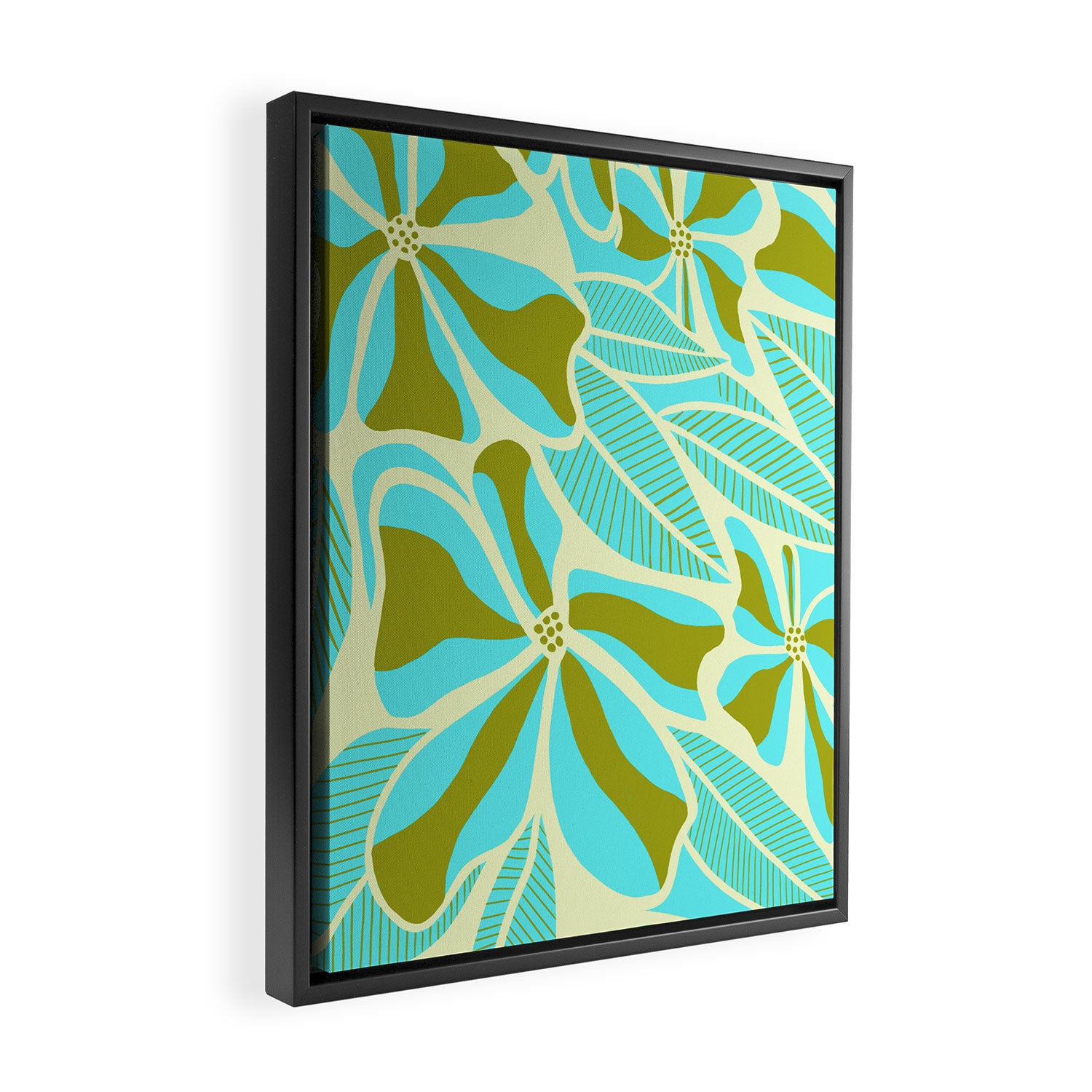 Aloha Blues Framed Canvas Print Gallery Image 2