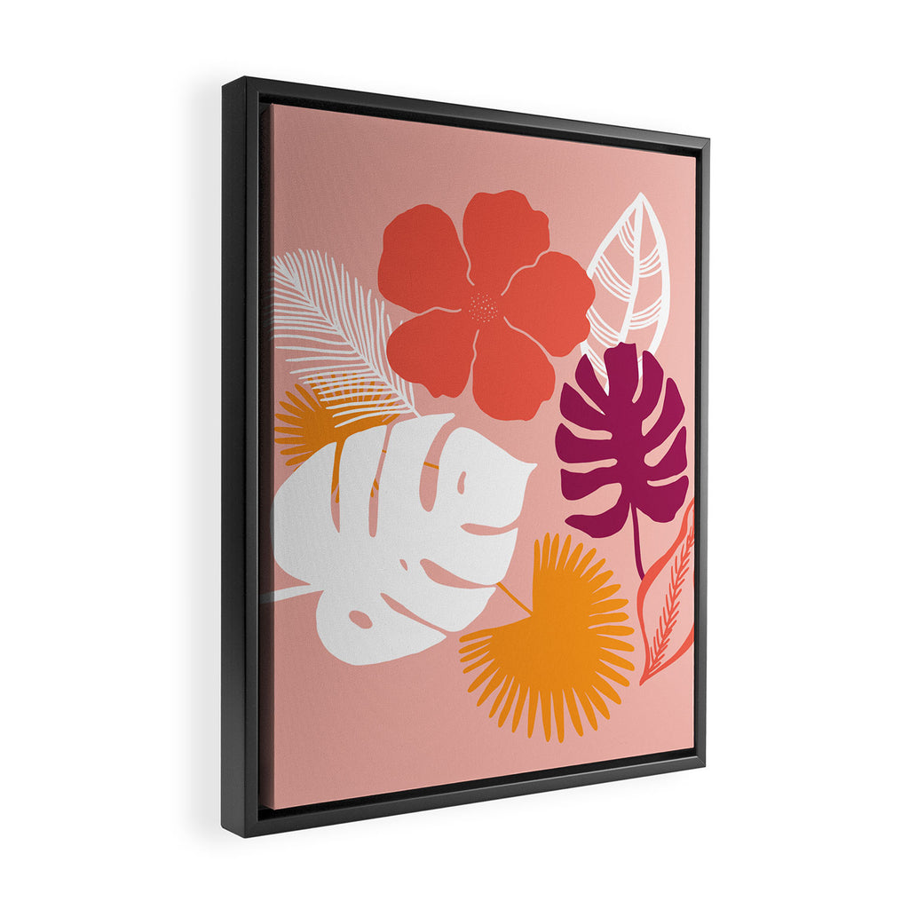 aloha, print Framed Canvas Print Gallery Image 2