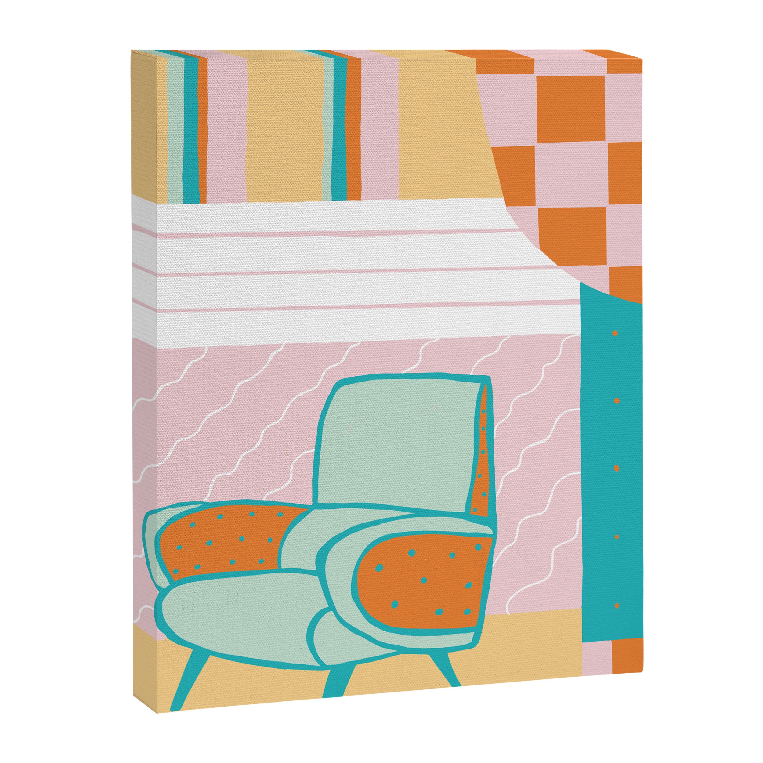 Atomic Lounge Canvas Print Gallery Image 6