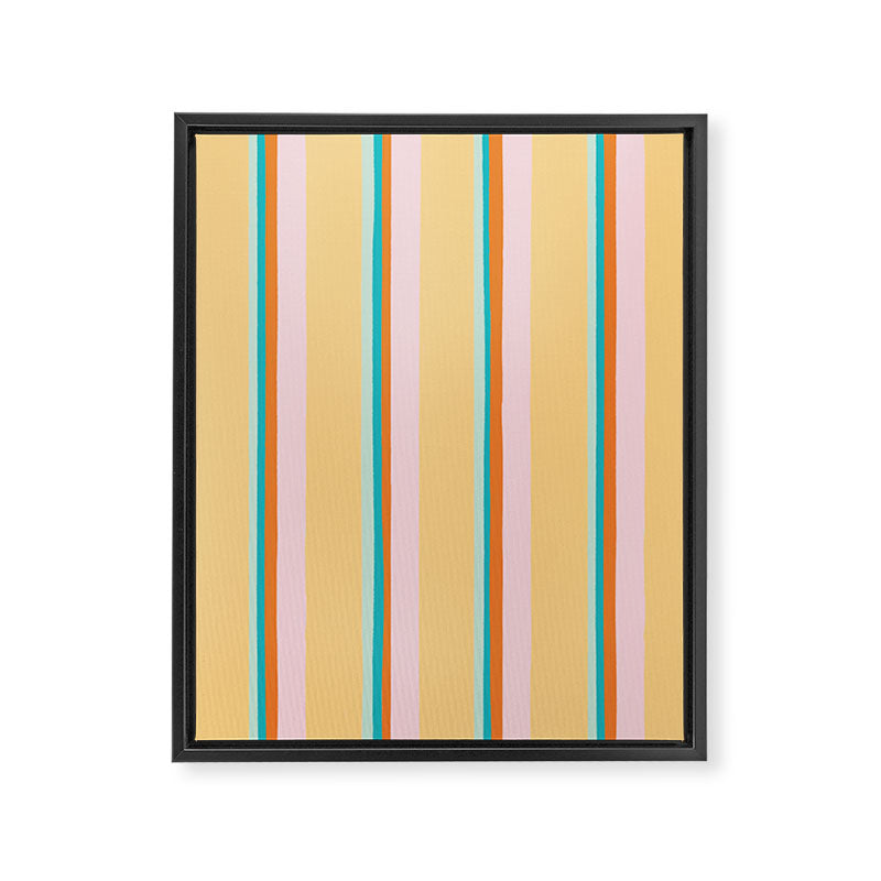 Atomic Stripes Framed Canvas Print Gallery Image 8