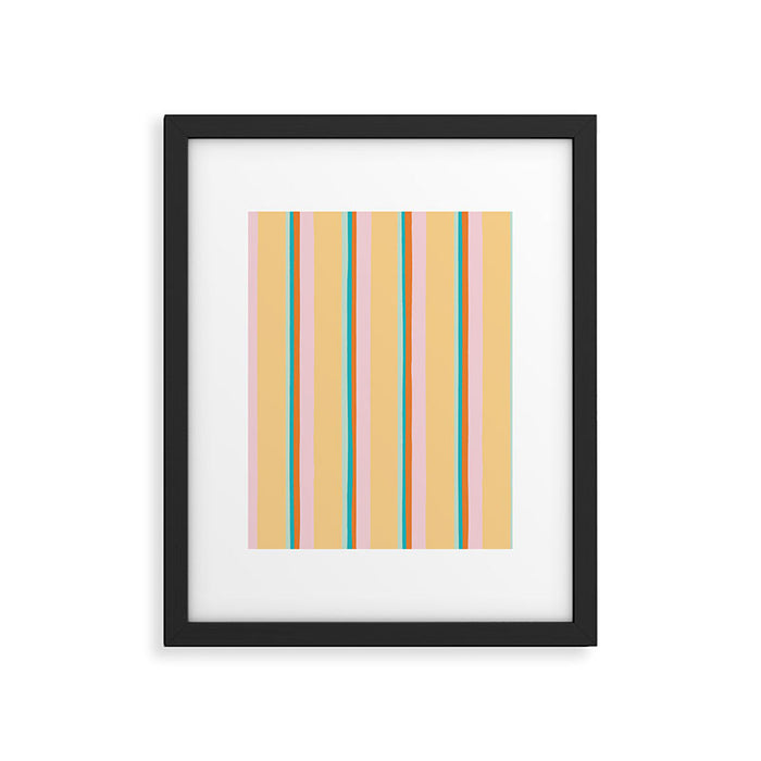 Atomic Stripes Framed Art Print Gallery Image 1