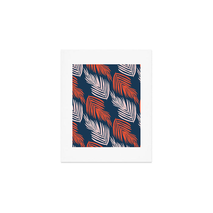 Blue Palms Art Print Gallery Image 1