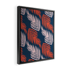 Blue Palms Framed Canvas Print Gallery Image 2