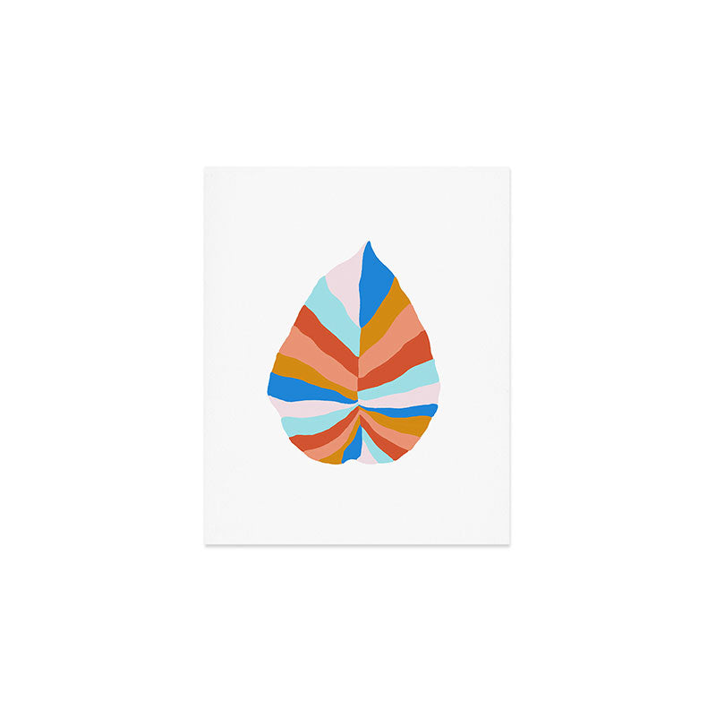 Camryn, rainbow leaf Art Print Gallery Image 1