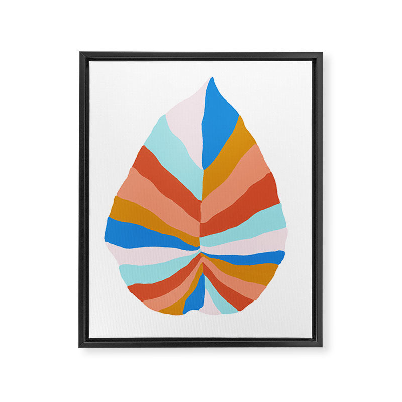Camryn, rainbow leaf Framed Canvas Print Gallery Image 8