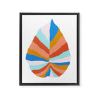 Camryn, rainbow leaf Framed Canvas Print Gallery Image 8