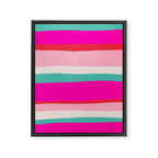 Candy Stripe Christmas Framed Canvas Print Gallery Image 8