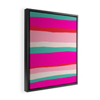 Candy Stripe Christmas Framed Canvas Print Gallery Image 2
