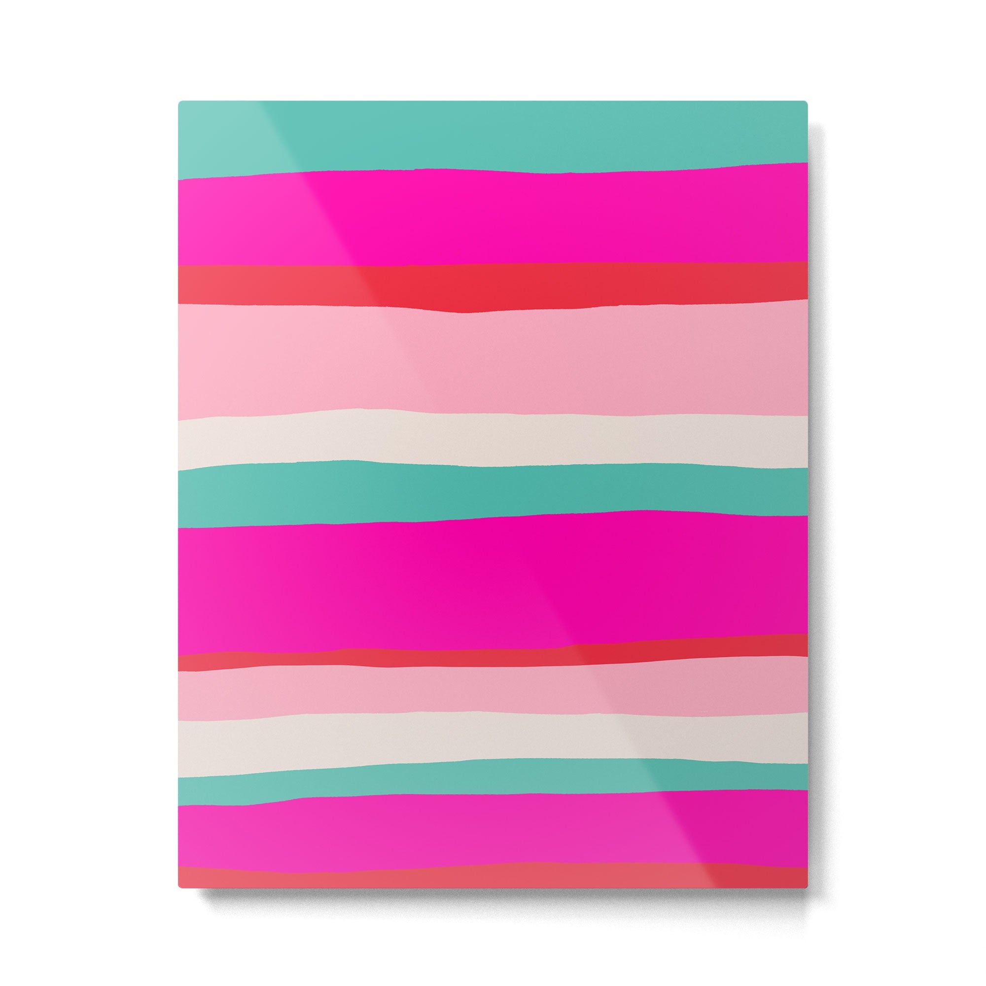 Candy Stripe Christmas Metal Print Gallery Image 6