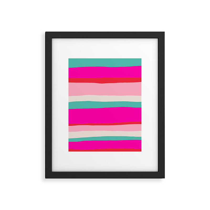 Candy Stripe Christmas Framed Art Print Gallery Image 6