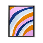 canyon stripes Framed Canvas Print Gallery Image 8