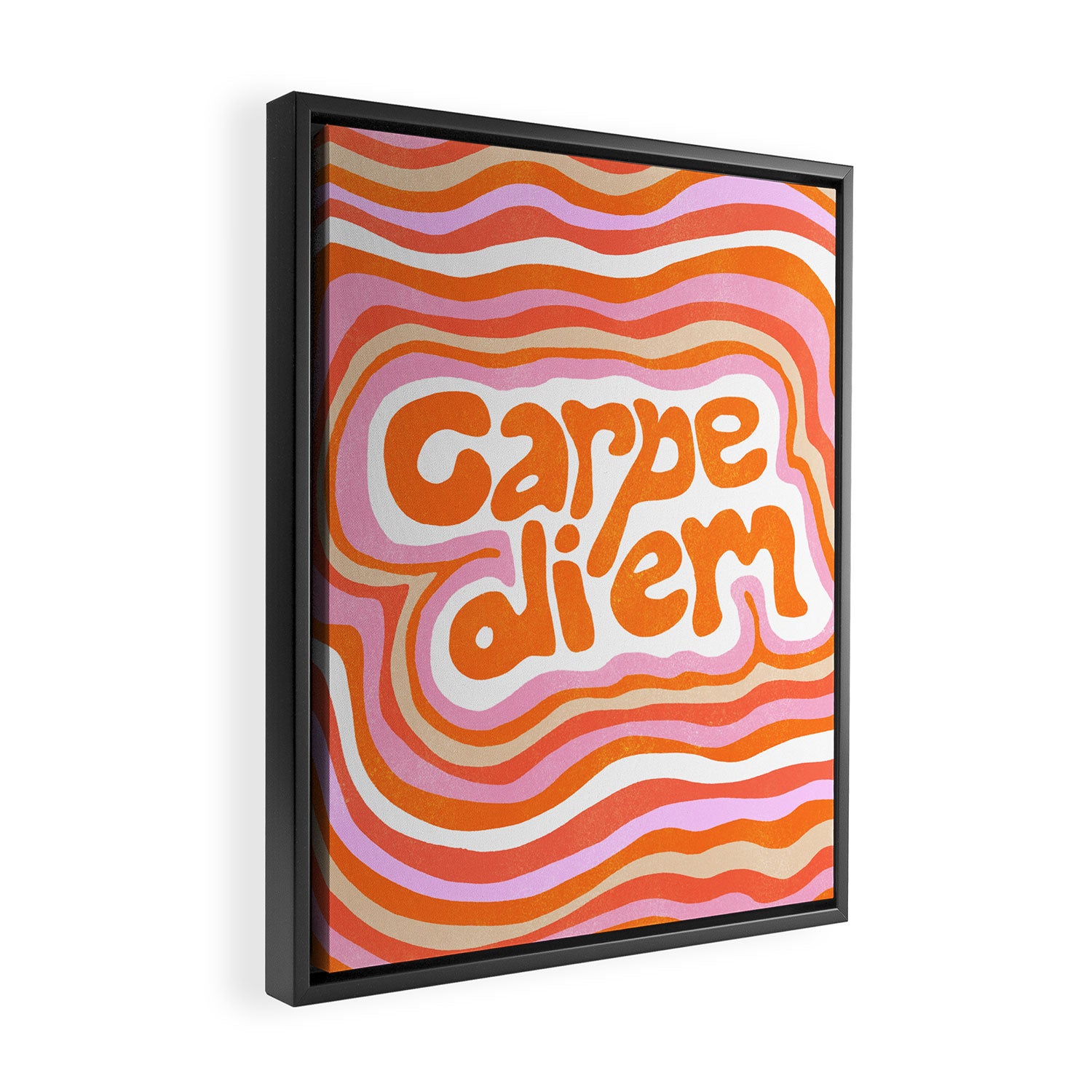 carpe diem Framed Canvas Print Gallery Image 2